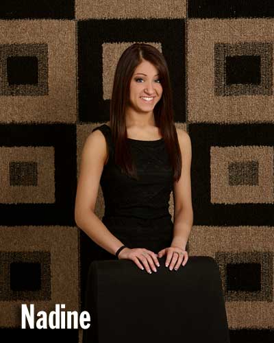 Studio One Senior Girl in with squares